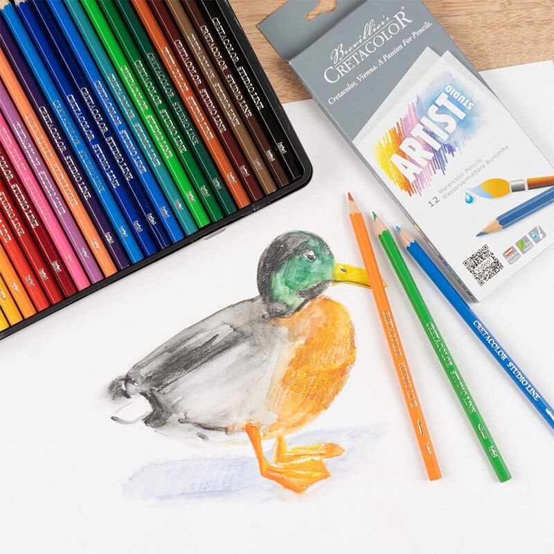 Cretacolor Artist Studio Sulandırılabilir Kuru Boya Kalem Seti 24 Renk 28124