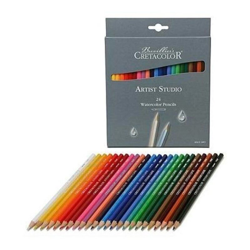 Cretacolor Artist Studio Sulandırılabilir Kuru Boya Kalem Seti 24 Renk 28124
