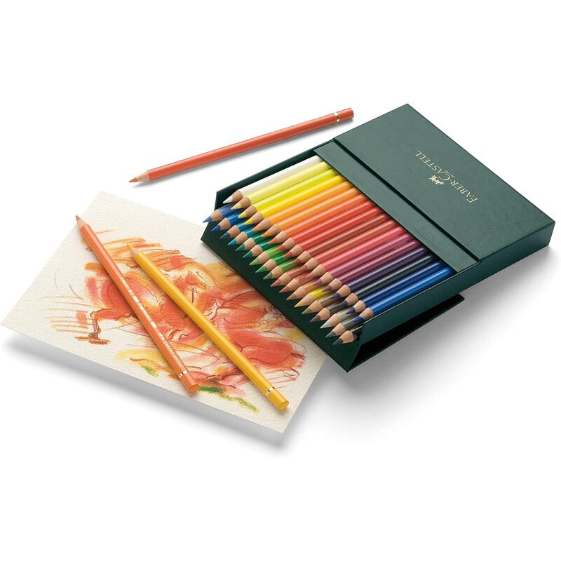 Faber-Castell Polychromos Sanatsal Kuru Boya Kalem Seti 36 Renk