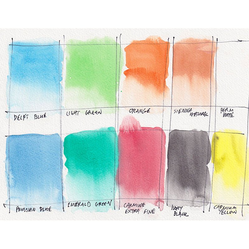 Cretacolor Aqua Brique Profesyonel Tablet Sulu Boya 10 Renk 41510