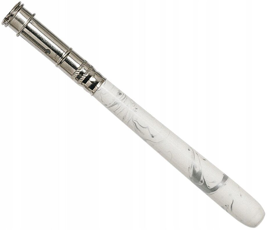Cretacolor Kalem Uzatıcı Beyaz Gümüş Mermer Desenli 43022A