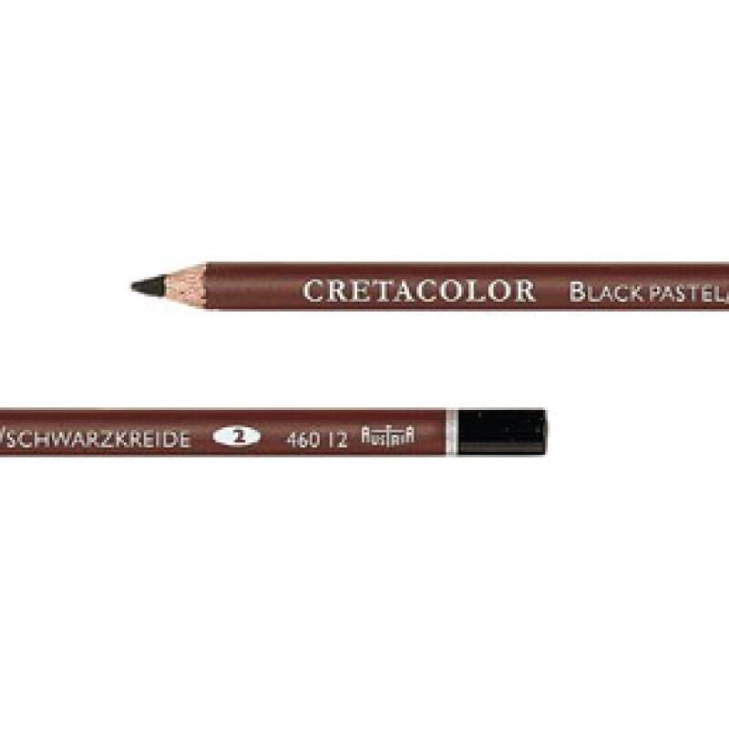 Cretacolor Black Pastel Pencil Siyah Tebeşir Kalem 46012