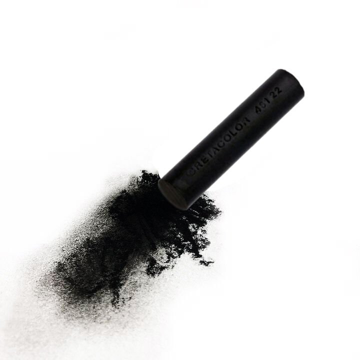 Cretacolor Chunky Nero Soft Yağlı Kömür Çubuk 18X80mm 46122