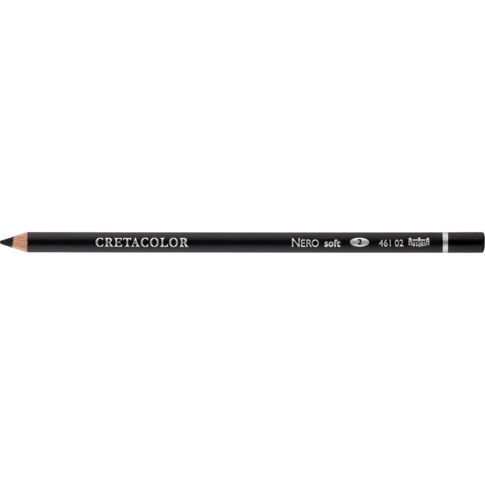Cretacolor Nero Pencil Soft Yağlı Kömür Kalem 46102