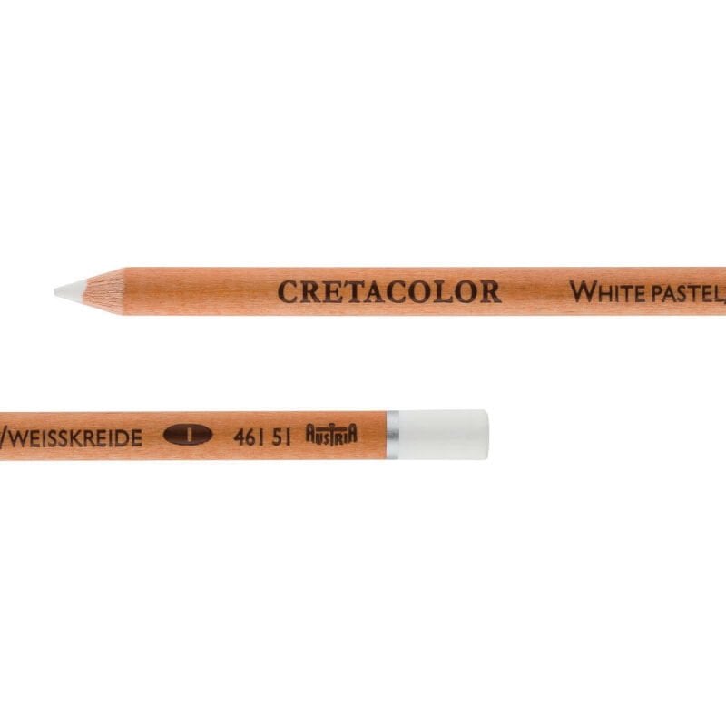 Cretacolor White Pastel Pencil Soft Beyaz Tebeşir Kalem 46151