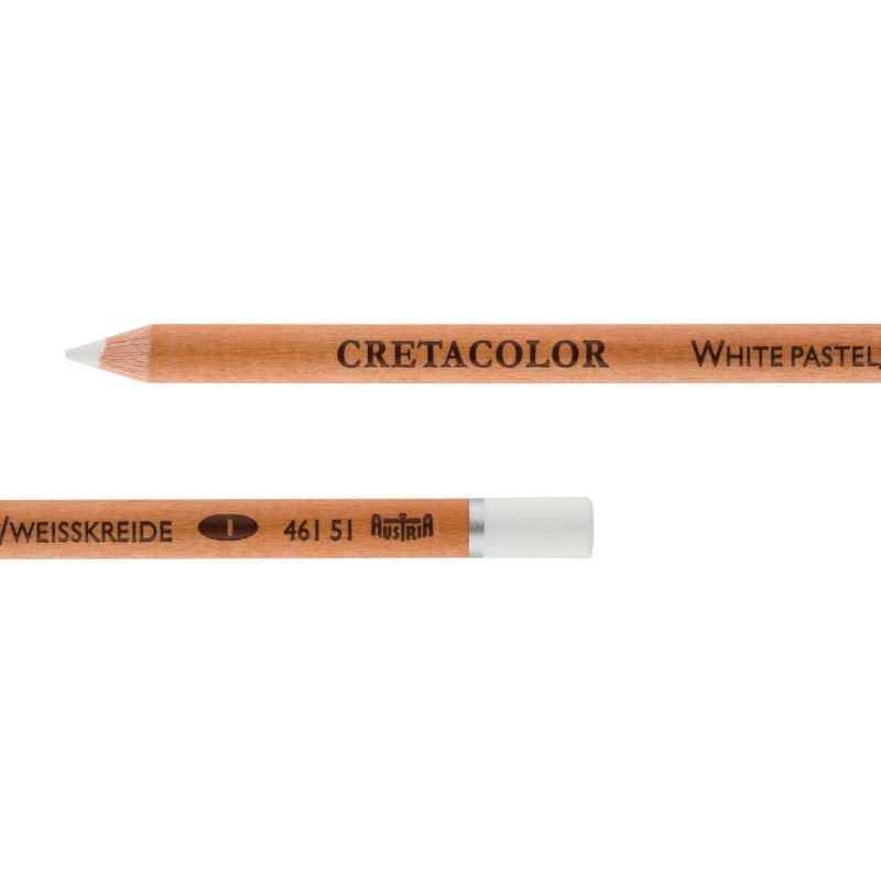Cretacolor White Pastel Pencil Soft Beyaz Tebeşir Kalem 46151