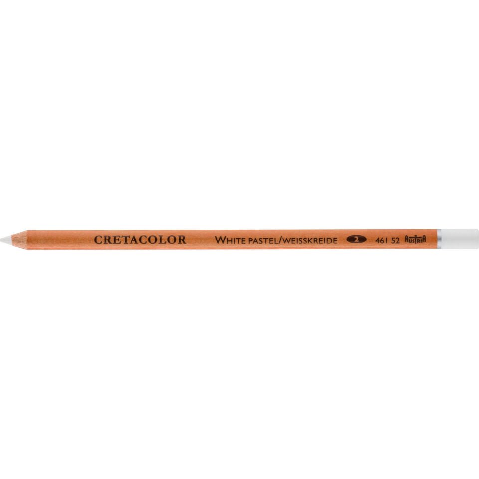 Cretacolor White Pastel Pencil Medium Beyaz Tebeşir Kalem 46152