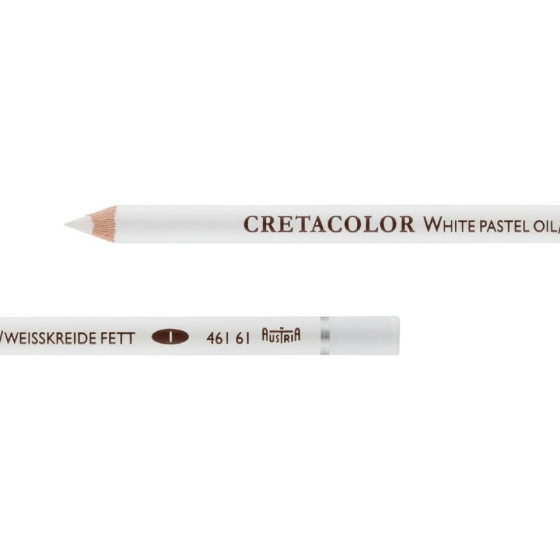 Cretacolor White Pastel Oil Pencil Soft Beyaz Yağlı Tebeşir Kalem 46161