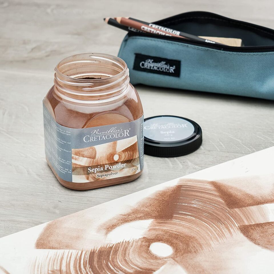 Cretacolor Sepia Powder Kömür Tozu 230Gr 46380