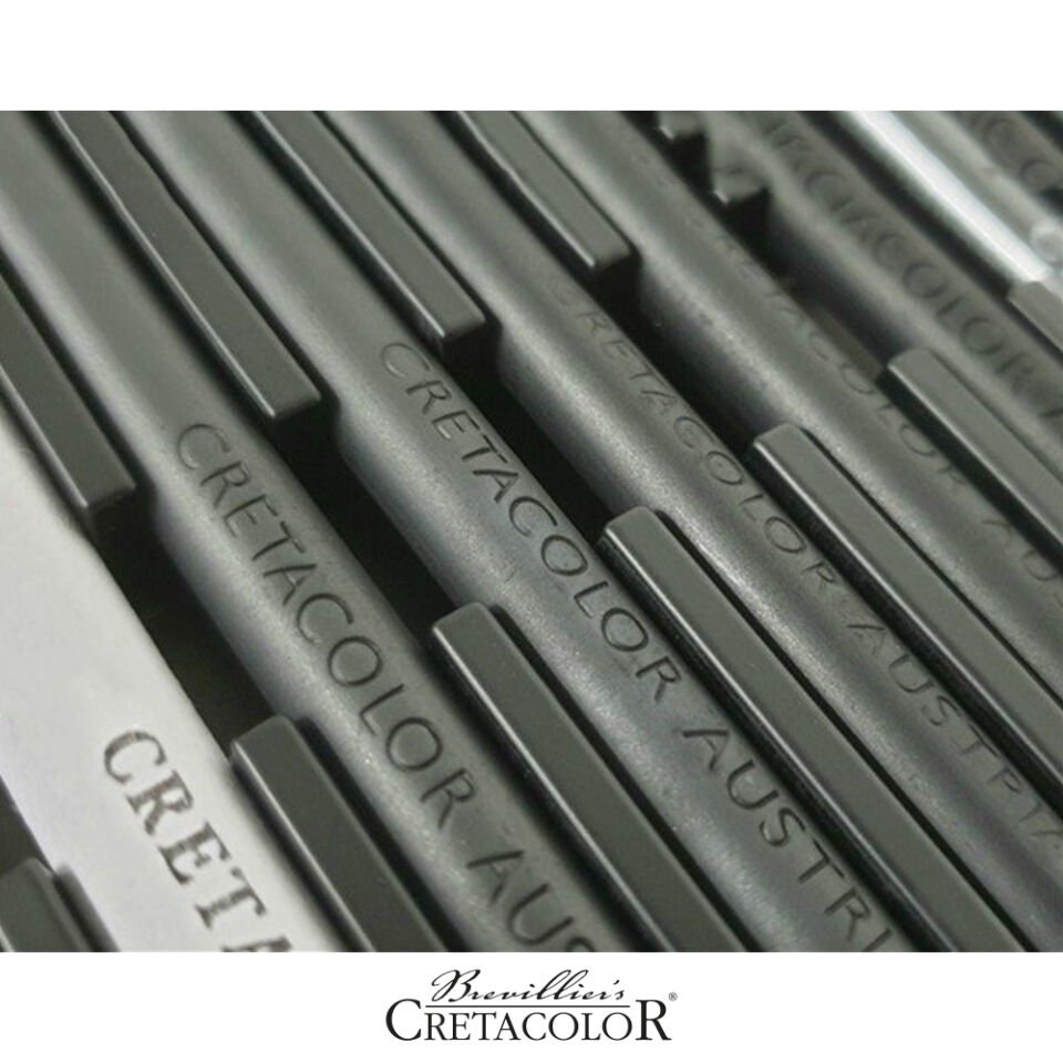 Cretacolor Compressed Charcoal Hard Sıkıştırılmış Kömür Füzen 49403