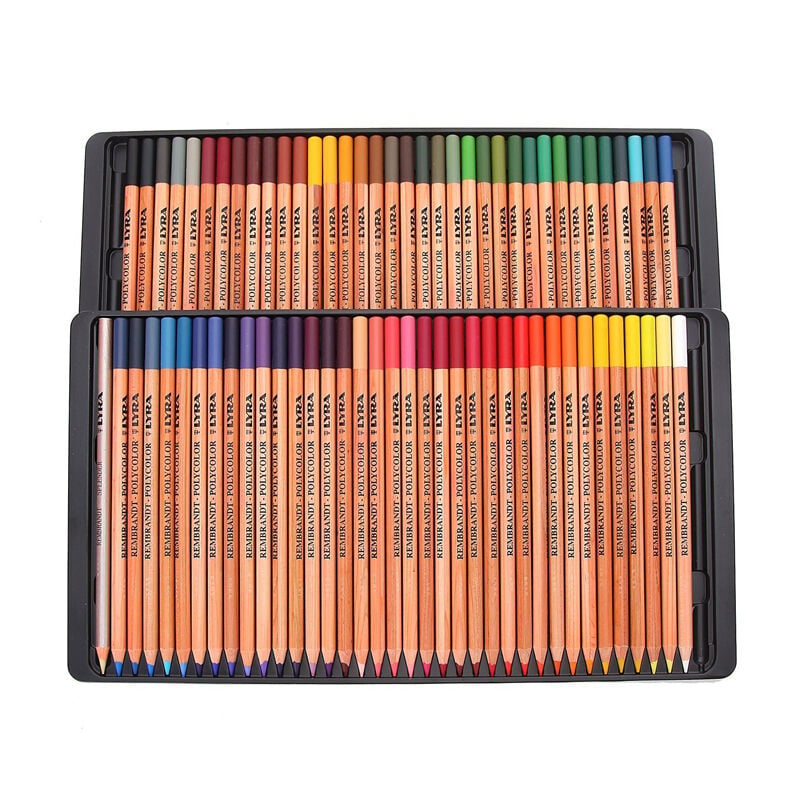 Lyra Rembrandt Polycolor Kuru Boya Kalem Seti 72 Renk Metal Kutu