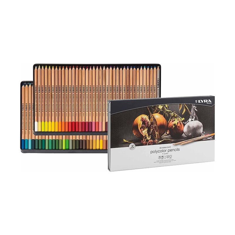Lyra Rembrandt Polycolor Kuru Boya Kalem Seti 72 Renk Metal Kutu