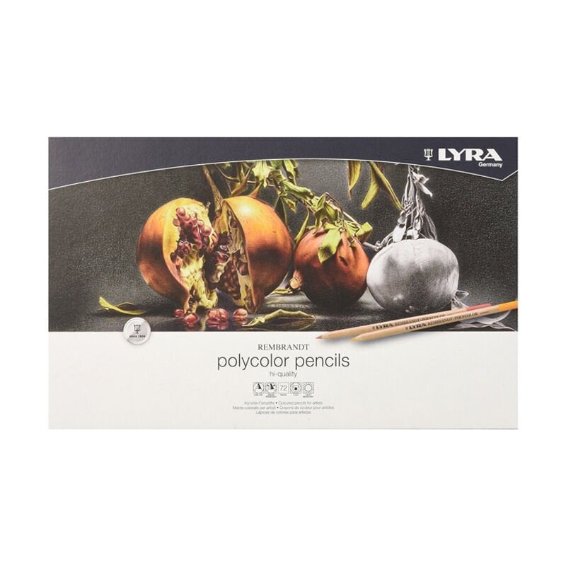 Lyra Rembrandt Polycolor Kuru Boya Kalem Seti 72 Renk Metal Kutu