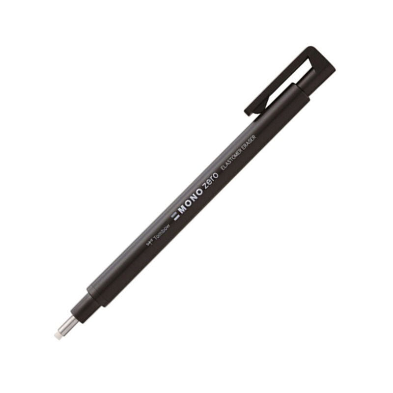Tombow MONO Zero Kalem Silgi Yuvarlak Uç Siyah
